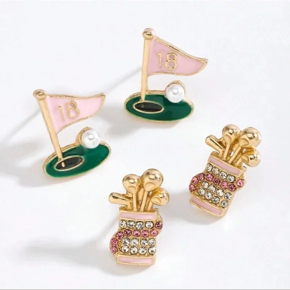 ⛳️ Golf Earrings ⛳️ - Picture 4 of 5